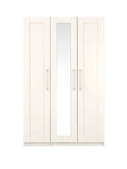 One Call Frodsham Part Assembled 3 Door Wardrobe