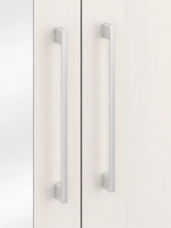 One Call Frodsham Part Assembled 3 Door Wardrobe -Oleu Furniture Shop N34C6 SQ5 0000000013 WHITE SLd1