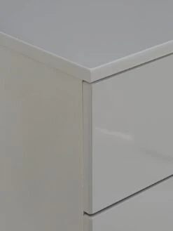 One Call Sanford Ready Assembled 2 Door High Gloss Wardrobe -Oleu Furniture Shop N34CE SQ6 0000013154 DARK GREY GLOSS SLd2