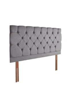 Airsprung Heidi Padded Headboard -Oleu Furniture Shop N4JHE SQ3 0000000005 GREY SLa