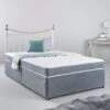 Airsprung Berlin Divan Bed With Storage Options (Excludes Headboard) -Oleu Furniture Shop N4JWF SQ1 0000000005 GREY RSr
