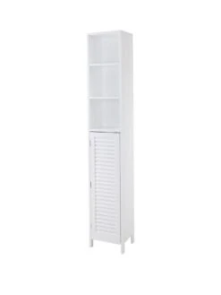 Lloyd Pascal Atlanta Tallboy Bathroom Storage Unit -Oleu Furniture Shop NAHYL SQ3 0000000013 WHITE SLa