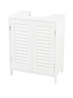 Lloyd Pascal Atlanta Undersink Unit With Push Opening -Oleu Furniture Shop NAHYN SQ3 0000000013 WHITE SLa