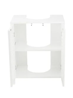Lloyd Pascal Atlanta Undersink Unit With Push Opening -Oleu Furniture Shop NAHYN SQ5 0000000013 WHITE SLd1