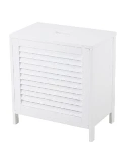Lloyd Pascal Atlanta Laundry Hamper -Oleu Furniture Shop NAHYP SQ3 0000000013 WHITE SLa