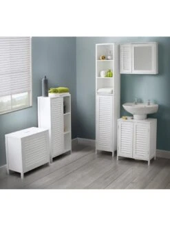 Lloyd Pascal Atlanta Laundry Hamper -Oleu Furniture Shop NAHYP SQ6 0000000013 WHITE SLd2