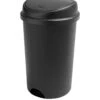 Addis Touch-Top 50-Litre Bin – Black 1 Addis Touch-Top 50-Litre Bin – Black -Oleu Furniture Shop NAX9A SQ1 0000000004 BLACK SLf
