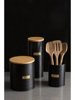 Typhoon Otto Black Utensil Pot -Oleu Furniture Shop NHTVC SQ2 0000000004 BLACK SLd
