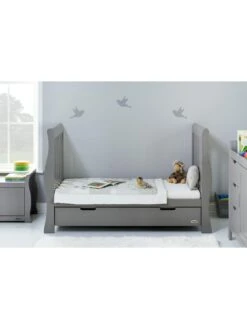 Obaby Stamford Luxe Sleigh 3-Piece Nursery Furniture Set -Oleu Furniture Shop NKWJA SQ4 0000000005 GREY SLd