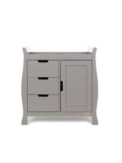 Obaby Stamford Luxe Sleigh 3-Piece Nursery Furniture Set -Oleu Furniture Shop NKWJA SQ6 0000000005 GREY SLd2