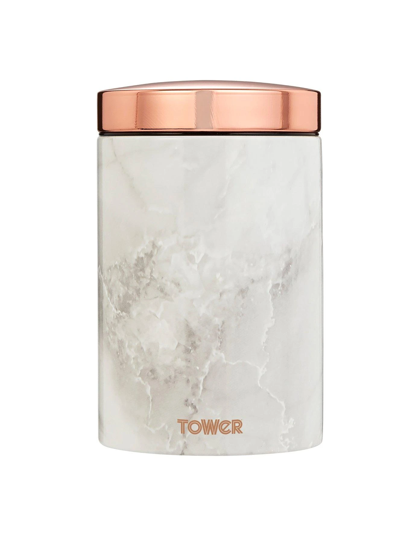 Tower Marble Rose Gold Edition Canisters – Set Of 3 4 Tower Marble Rose Gold Edition Canisters – Set Of 3 - Image 2