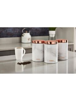 Tower Marble Rose Gold Edition Canisters – Set Of 3 8 Tower Marble Rose Gold Edition Canisters – Set Of 3 -Oleu Furniture Shop NNQRF SQ3 0000000088 NO COLOR SLd1