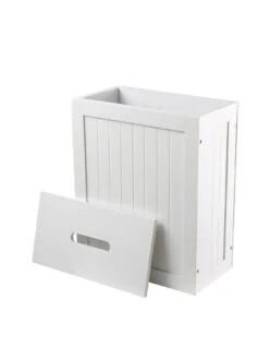 Lloyd Pascal Portland Slimline Storage Unit - White -Oleu Furniture Shop NQ6NN SQ4 0000000099 N A SLd
