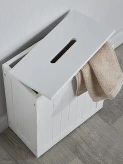 Lloyd Pascal Portland Slimline Storage Unit - White -Oleu Furniture Shop NQ6NN SQ6 0000000099 N A SLd2