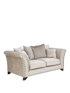 Very Home Caprera Fabric 2 Seater Scatter Back Sofa -Oleu Furniture Shop NUXAE SQ4 0000000035 SILVER SLa