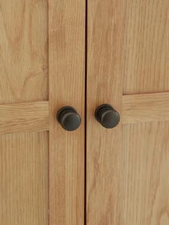 Julian Bowen Marlborough 3 Door Wardrobe With Fitted Interior -Oleu Furniture Shop NVPYP SQ5 0000000006 OAK SLd1