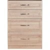 SWIFT Winchester Ready Assembled Graduated 4 Drawer Chest - FSC® Certified -Oleu Furniture Shop NWEXN SQ1 0000000006 OAK SLf