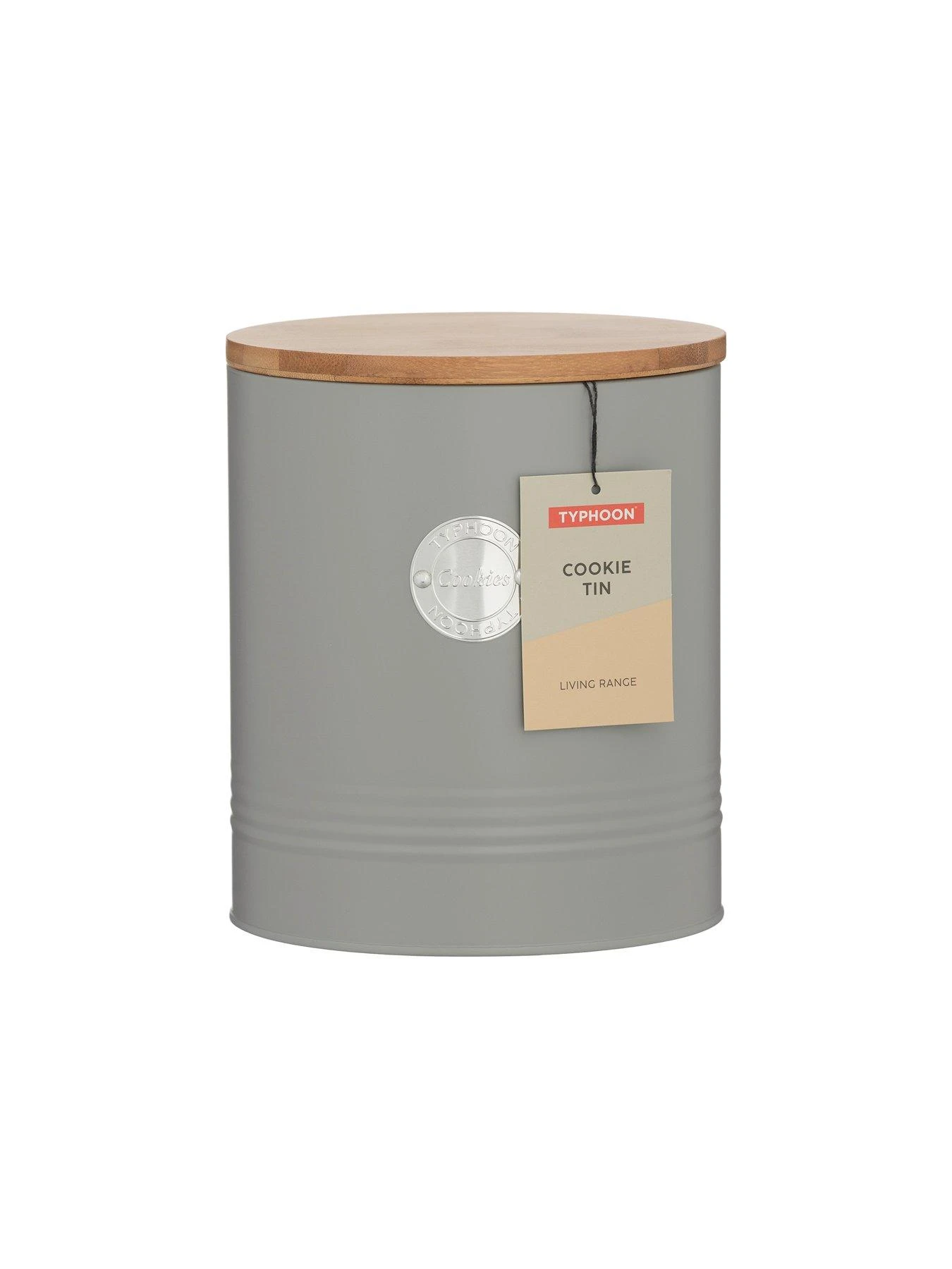 Typhoon Living Cookie Tin – Grey 4 Typhoon Living Cookie Tin – Grey - Image 2