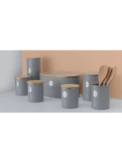 Typhoon Living Cookie Tin – Grey 12 Typhoon Living Cookie Tin – Grey -Oleu Furniture Shop P67H6 SQ5 0000000005 GREY SLd3
