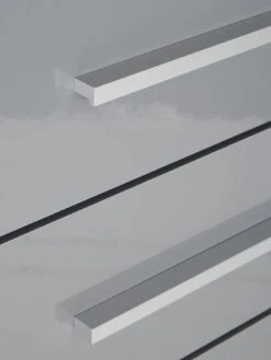 Very Home Prague Gloss 3 Drawer Bedside Chests (Set Of 2) - FSC® Certified -Oleu Furniture Shop P6V64 SQ5 0000000563 GREY GLOSS SLd1