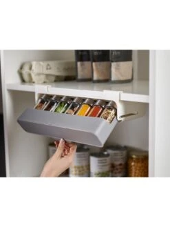 Joseph Joseph CupboardStore Under-Shelf Spice Rack -Oleu Furniture Shop P7K4V SQ4 0000000005 GREY SLd2