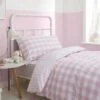 Bianca Fine Linens Check And Stripe Cotton Duvet Cover Set - Pink -Oleu Furniture Shop PAAET SQ1 0000000063 PINK RSr
