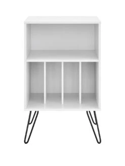 Novogratz Concord Turntable Stand - White -Oleu Furniture Shop PDGP4 SQ2 0000000013 WHITE SLf