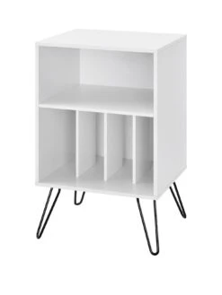 Novogratz Concord Turntable Stand - White -Oleu Furniture Shop PDGP4 SQ3 0000000013 WHITE SLa