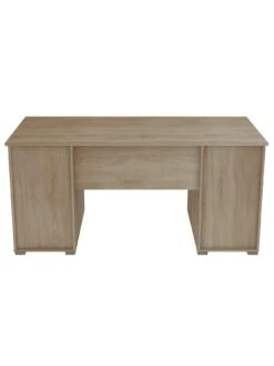 Alphason Michigan Desk -Oleu Furniture Shop PDMLV SQ4 0000000311 GREY OAK SLd1