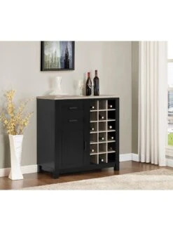 Dorel Home Carver Bar Cabinet