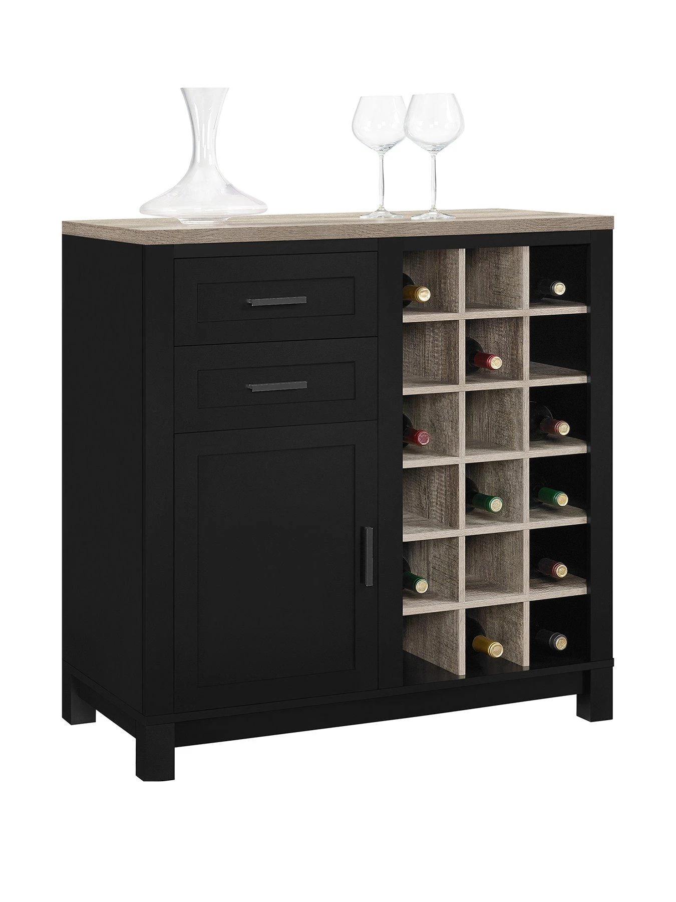Dorel Home Carver Bar Cabinet 5 Dorel Home Carver Bar Cabinet - Image 3