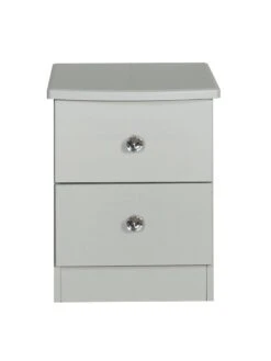 SWIFT Verve Part Assembled 4 Piece Package - 4 Door Mirrored Wardrobe, 5 Drawer Chest And 2 Bedside Chests - FSC® Certified -Oleu Furniture Shop PG69T SQ6 0000000005 GREY SLd2