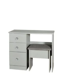 SWIFT Verve Ready Assembled Dressing Table With Stool - FSC® Certified 10 SWIFT Verve Ready Assembled Dressing Table With Stool - FSC® Certified -Oleu Furniture Shop PG6HT SQ3 0000000005 GREY SLa