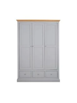 Very Home Hanna 3 Door, 3 Drawer Wardrobe