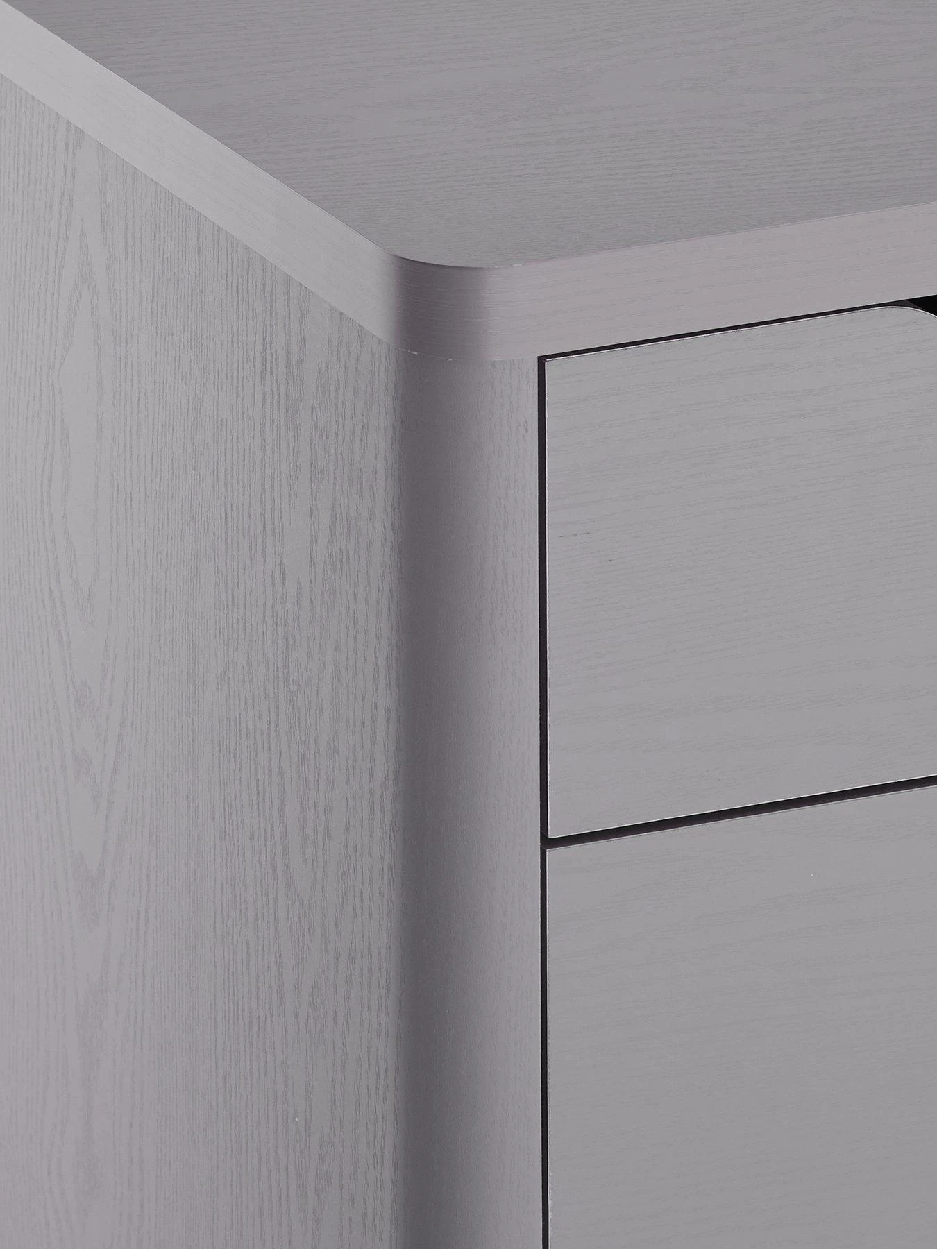 Very Home Aspen Slim 4 Drawer Chest - Grey Oak Effect 5 Very Home Aspen Slim 4 Drawer Chest - Grey Oak Effect - Image 3