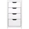 Very Home Aspen Slim 4 Drawer Chest - White Oak Effect