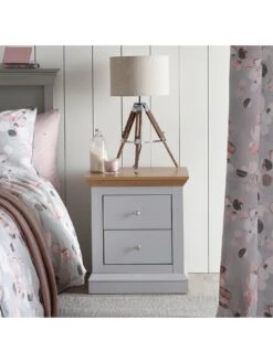 Very Home Hanna Set Of 2 Bedside Chests -Oleu Furniture Shop PKCUH SQ6 0000002974 GREY OAK TOPS SLd2