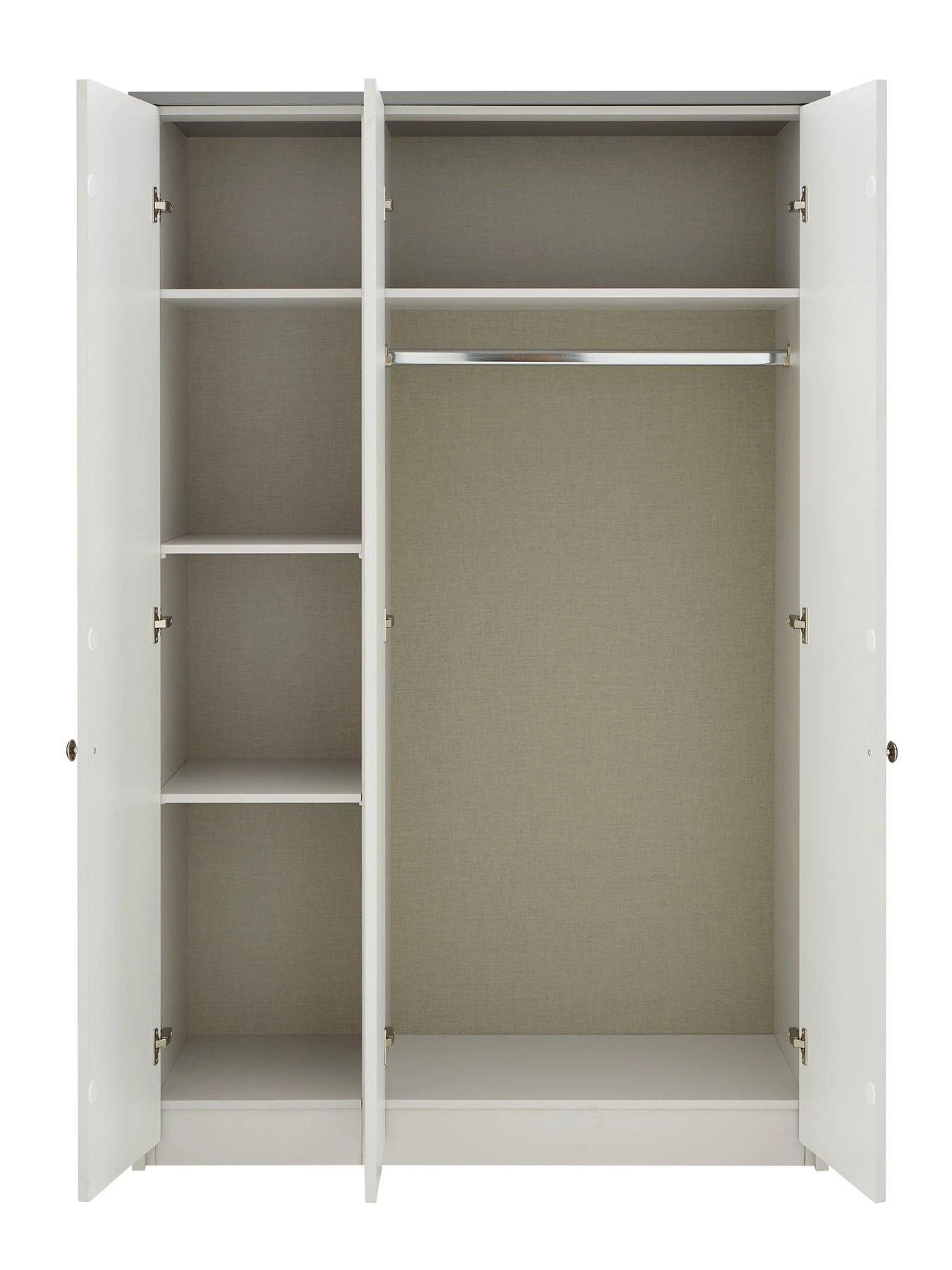 One Call Alderley Part Assembled 4 Piece Package - 3 Door Mirrored Wardrobe, Chest Of 5 Drawers And 2 Bedside Chests 6 One Call Alderley Part Assembled 4 Piece Package - 3 Door Mirrored Wardrobe, Chest Of 5 Drawers And 2 Bedside Chests - Image 4