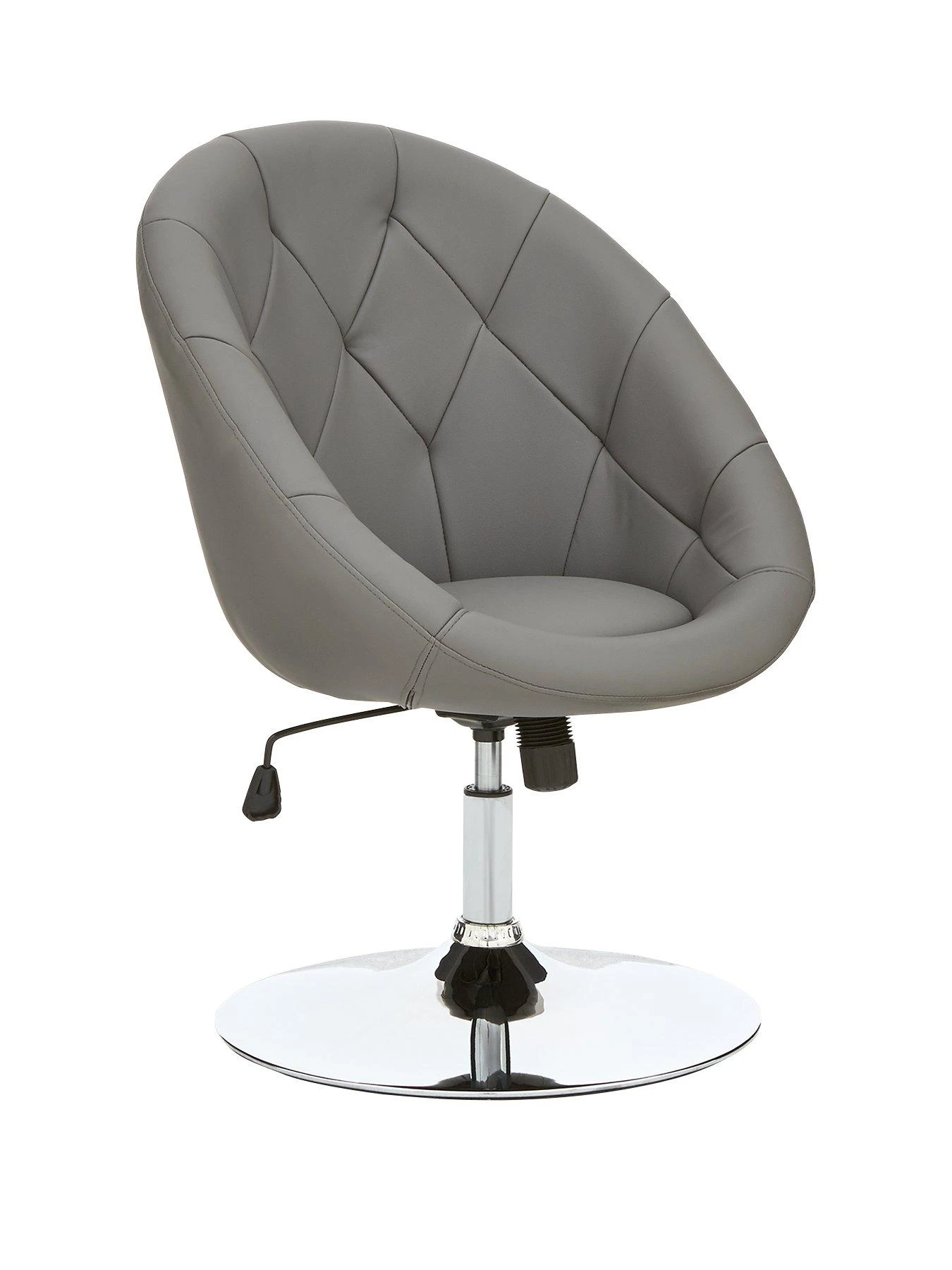 Very Home Odyssey Faux Leather Leisure Chair - Grey 4 Very Home Odyssey Faux Leather Leisure Chair - Grey - Image 2