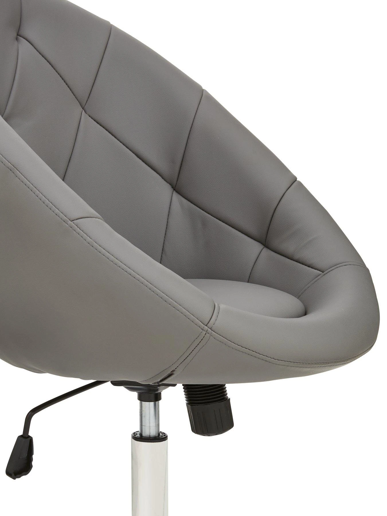 Very Home Odyssey Faux Leather Leisure Chair - Grey 6 Very Home Odyssey Faux Leather Leisure Chair - Grey - Image 4