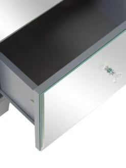 Very Home New Bellagio Mirrored 2 Door, 1 Drawer Wardrobe - White/Mirrors, Grey/Mirrors -Oleu Furniture Shop PNQQA SQ5 0000014410 GREY MIRROR SLd1