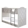Very Home Mandarin Fabric Bunk Bed With Mattress Options (Buy And SAVE!) - Grey, Silver