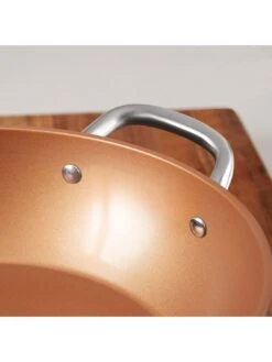 Tower 24cm Copper Forged Casserole Pan -Oleu Furniture Shop PVFRQ SQ3 0000001201 COPPER SLd1