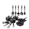 Morphy Richards 14-piece Cookware Set In Black -Oleu Furniture Shop PVFRW SQ1 0000000004 BLACK SLf