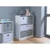 Lloyd Pascal Cube 2+2 Storage Unit With Hearts -Oleu Furniture Shop PXTHT SQ1 0000000444 GREY WHITE RSr