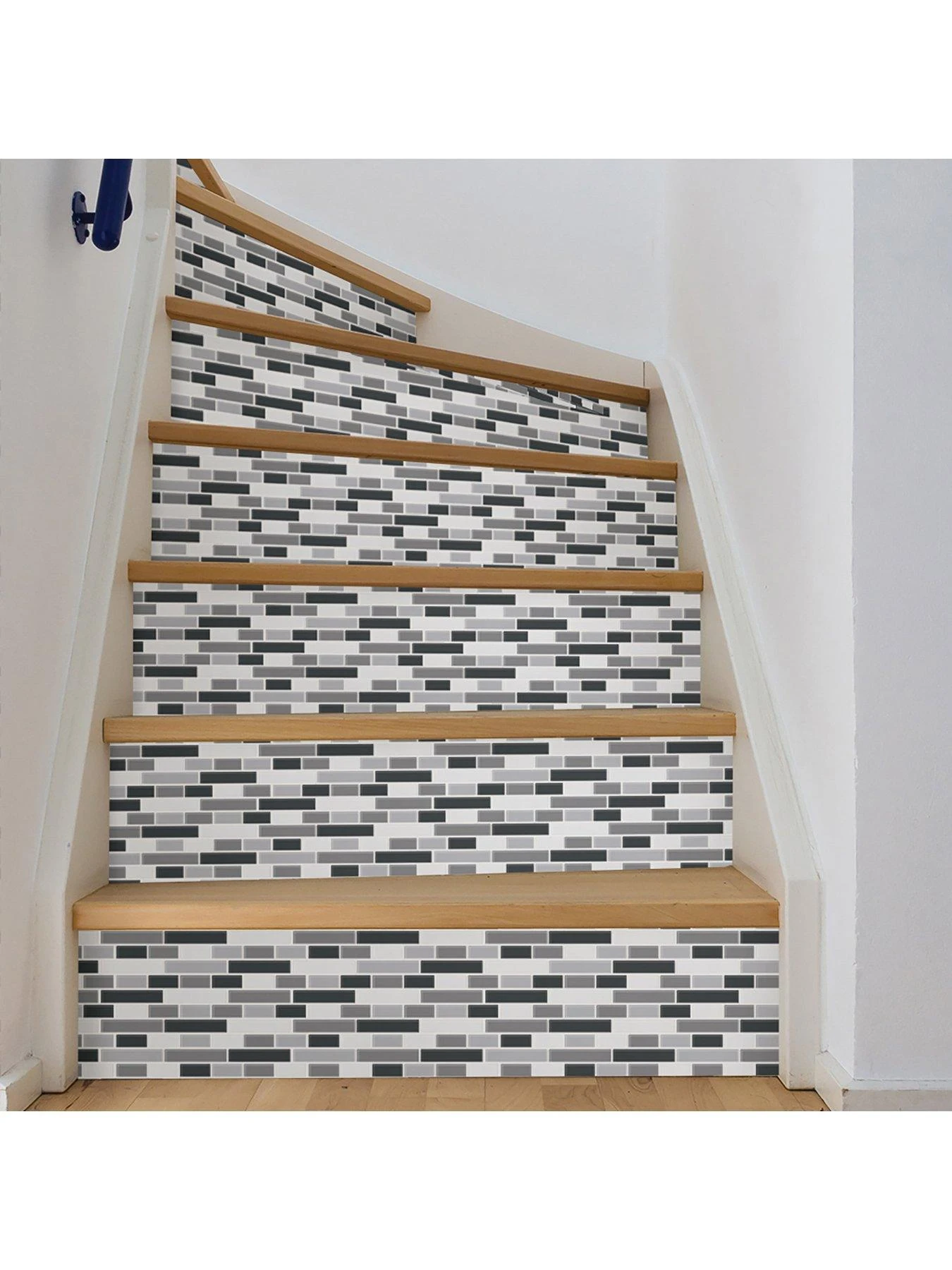 InHome Pack Of 4 Smoked Glass Peel & Stick Backsplash Tiles 5 InHome Pack Of 4 Smoked Glass Peel & Stick Backsplash Tiles - Image 3