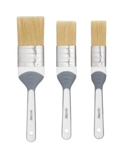 Harris Seriously Good Woodwork Stain & Varnish Paint Brushes 3 Pack