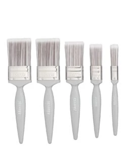 Harris Essentials Walls & Ceilings Paint Brushes 5 Pack