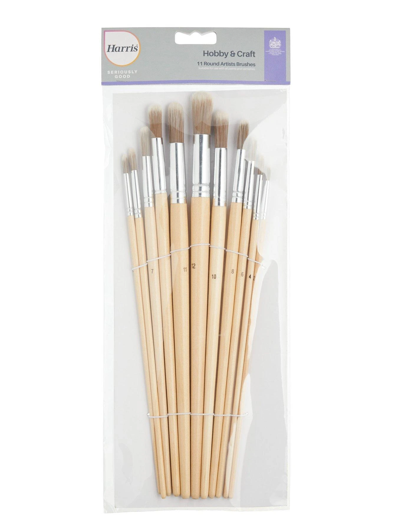 Harris Seriously Good Artist Paint Brushes 11 Pack 4 Harris Seriously Good Artist Paint Brushes 11 Pack - Image 2