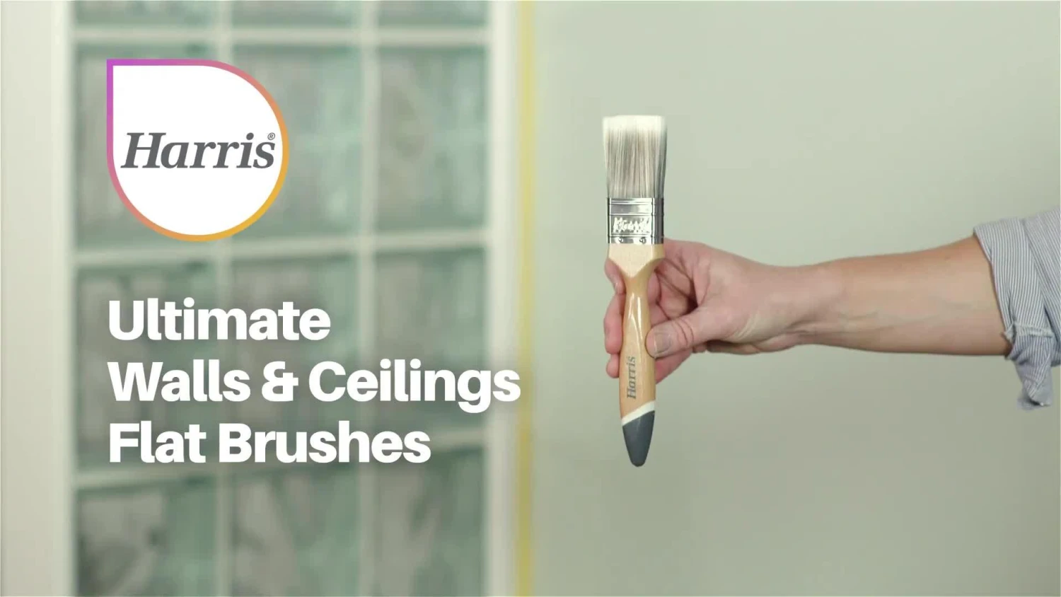 Harris Ultimate Walls & Ceilings Flat Paint Brushes 3 Pack 5 Harris Ultimate Walls & Ceilings Flat Paint Brushes 3 Pack - Image 3